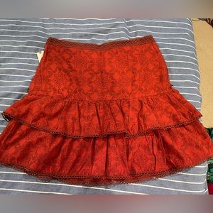 Anthropologie High waist mini skirt